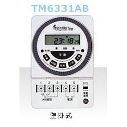 TM6331AB 壁掛式數位定時器