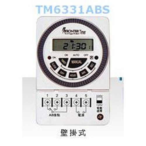TM6331ABS 壁掛式數位定時器