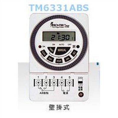 TM6331ABS 壁掛式數位定時器